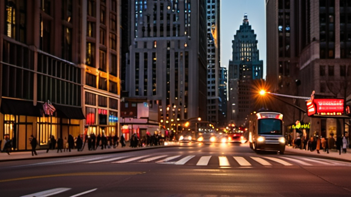 Along the Magnificent Mile
